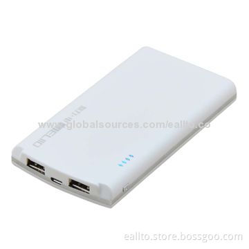 5,000mAh Power Bank/External Battery Pack, 120 x 65 x 14mm Dimensions